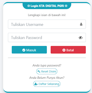 Register PGRI Karawaci - Persatuan Guru Republik Indonesia Cabang Karawaci